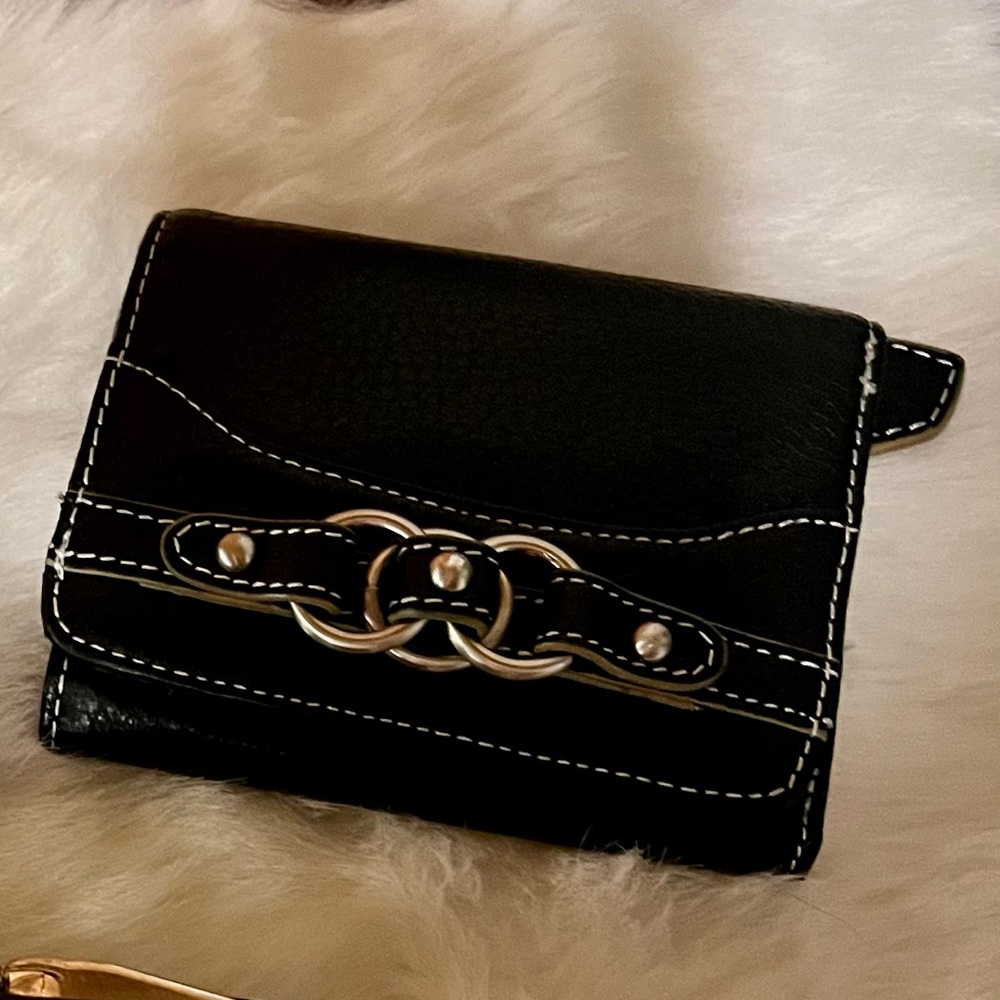 Wilsons Leather Compact Black Wallet